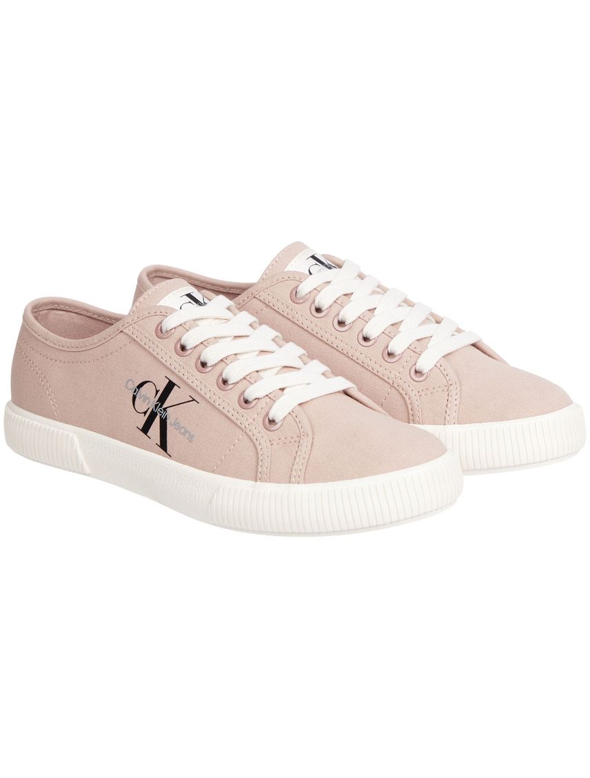 Tenis Rosados Casuales con Logotipo