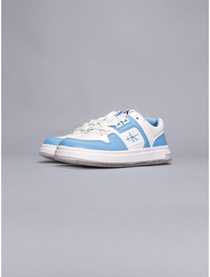 Tenis Para Niña Celeste Tipo Basquet