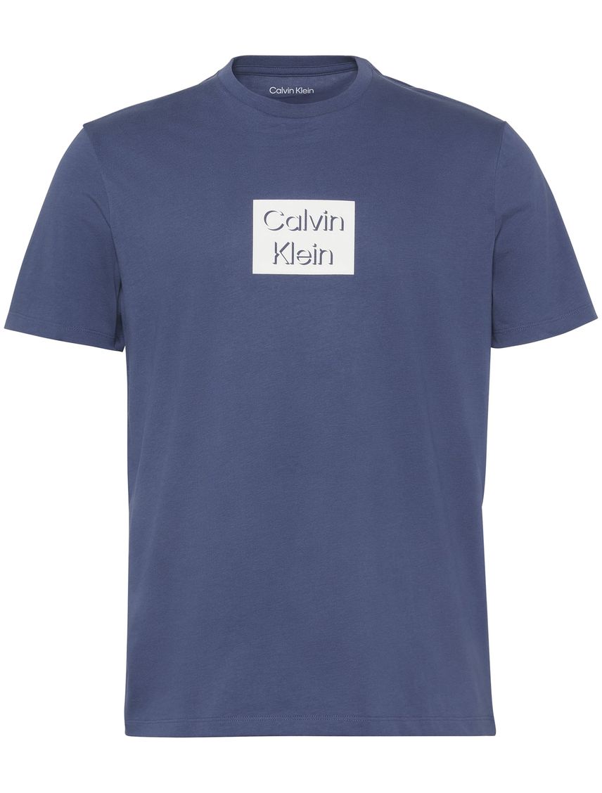 Camiseta azul White Bogo Graphic Crewneck