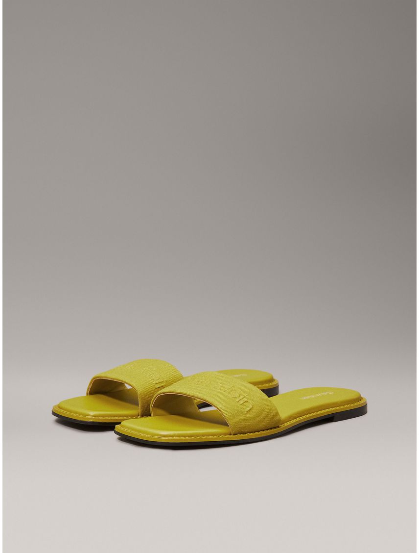 Sandalias Verde de Lona