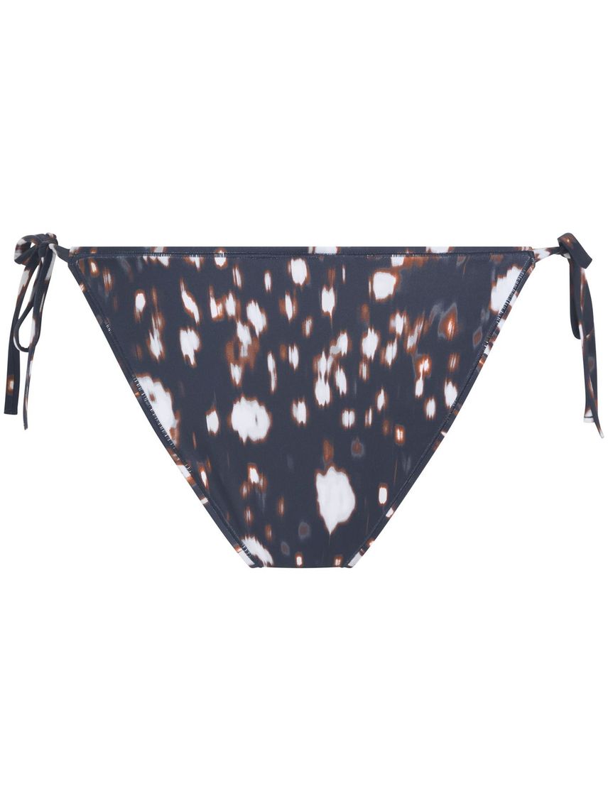 Panti de Bikini con Monograma Animal Print