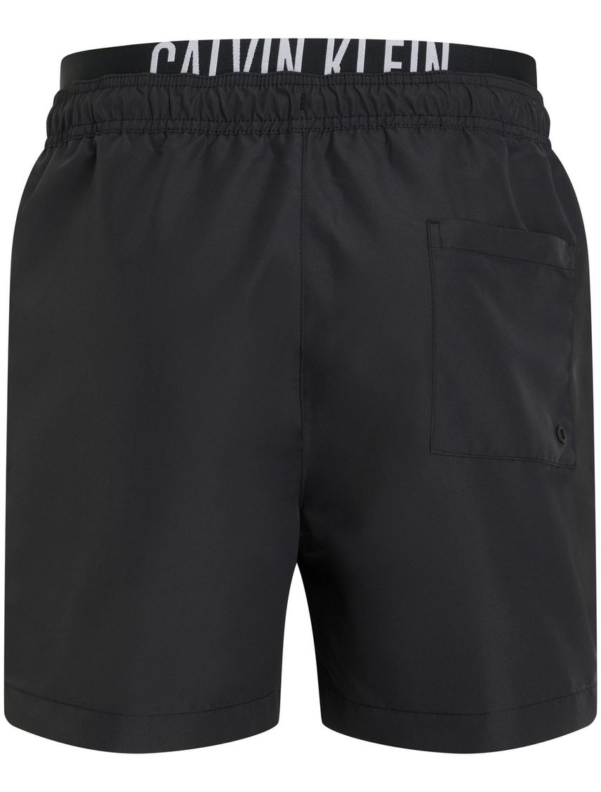 Traje negro e baño corto con cinturilla oble - Intense Power