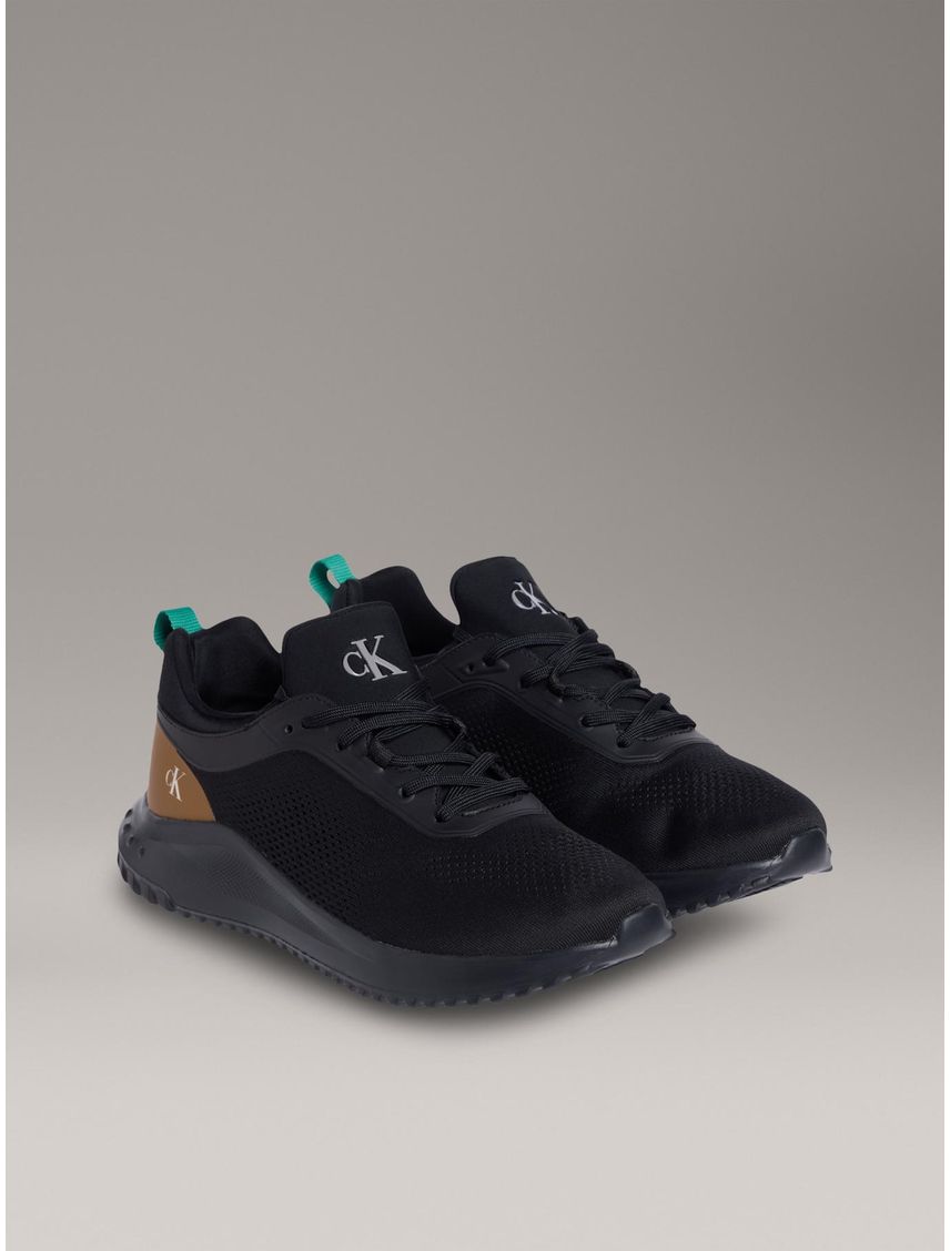 Tenis negro eva runner de malla