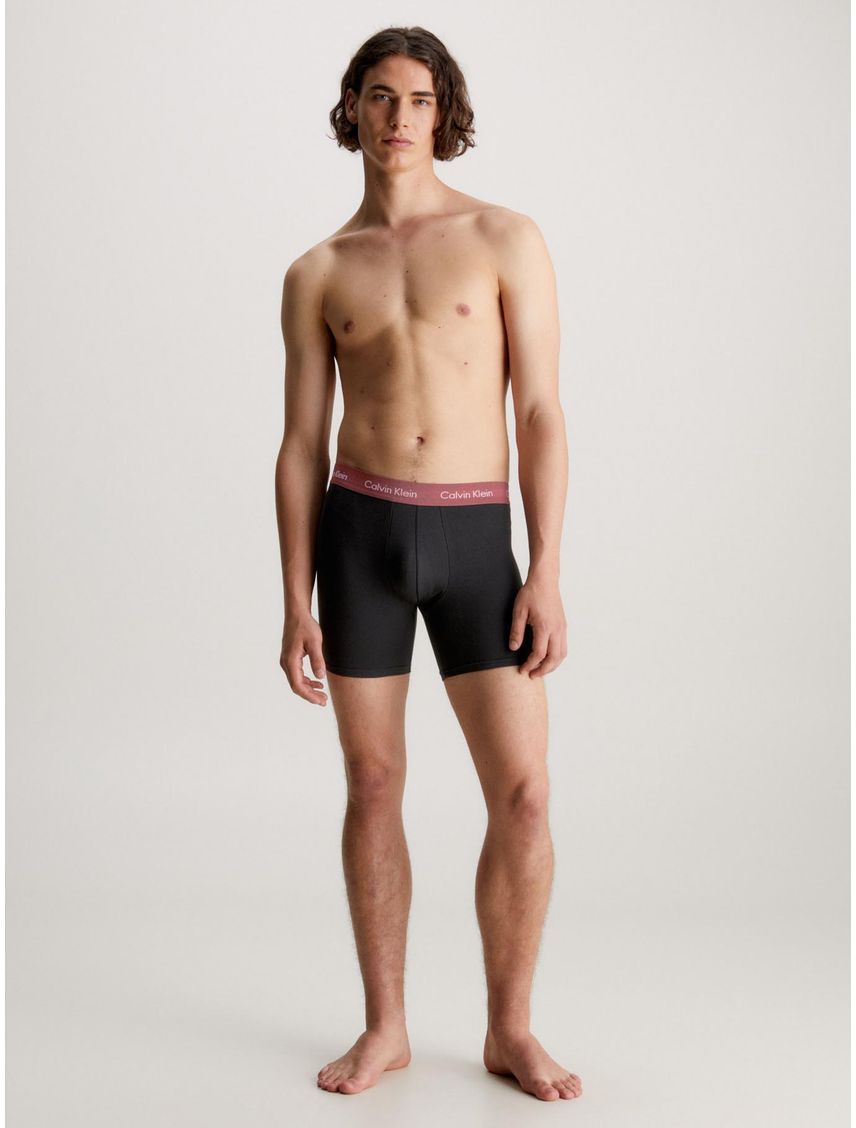 Pack negro de 3 boxer - cotton stretch