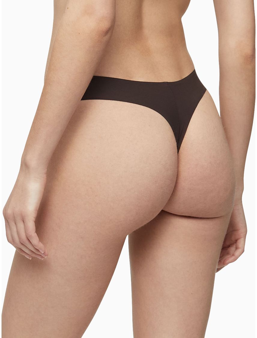 Pantie Tipo Tanga Café Clásica Invisible