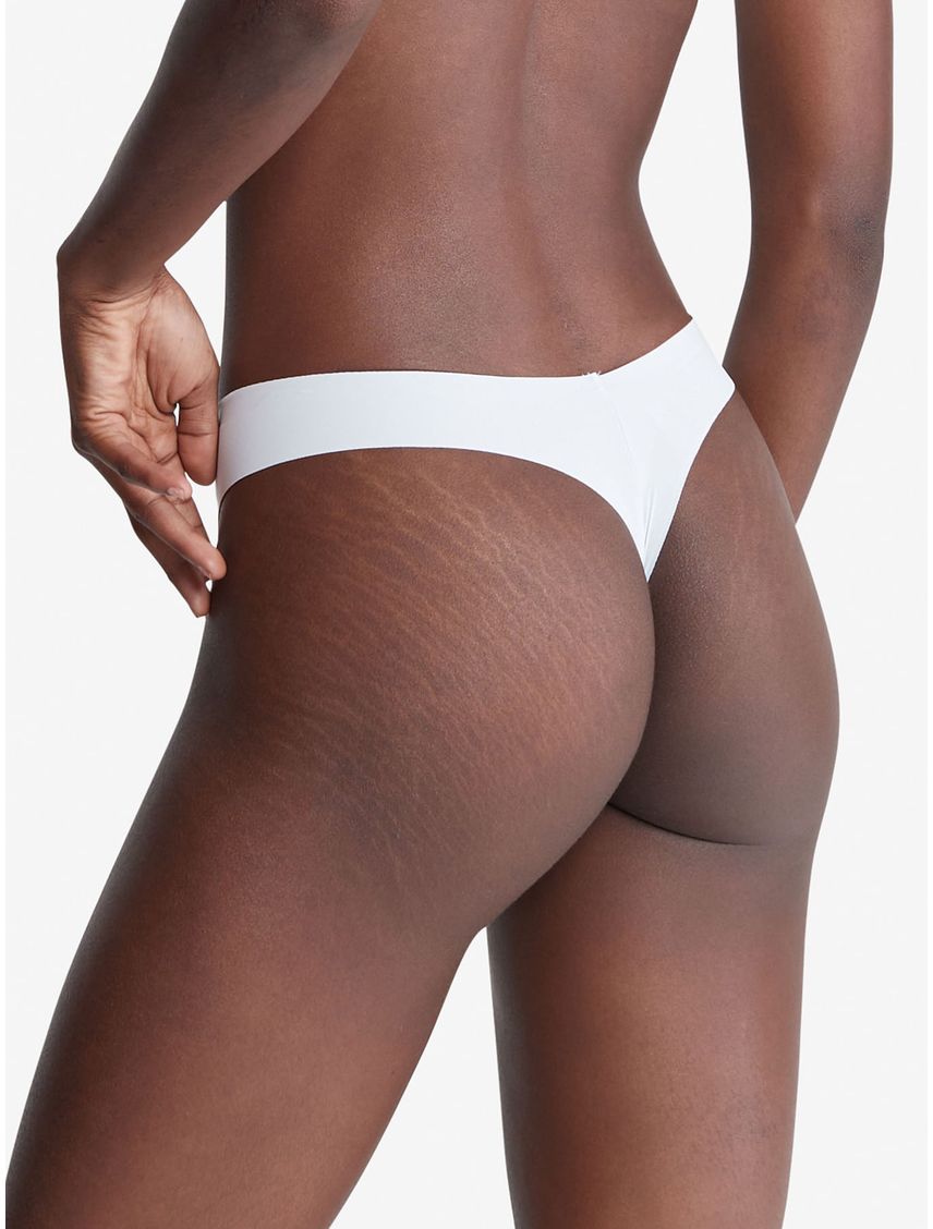 Tanga Celeste Invisible Con Logo En El Lateral