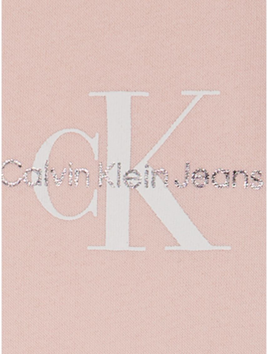 Pantalón De Chándal Con Logo Niña Monogram Rosado Calvin Klein