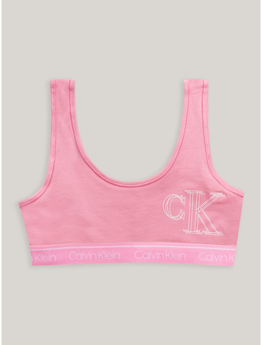 Paquete rosado de 3 bralette para niña