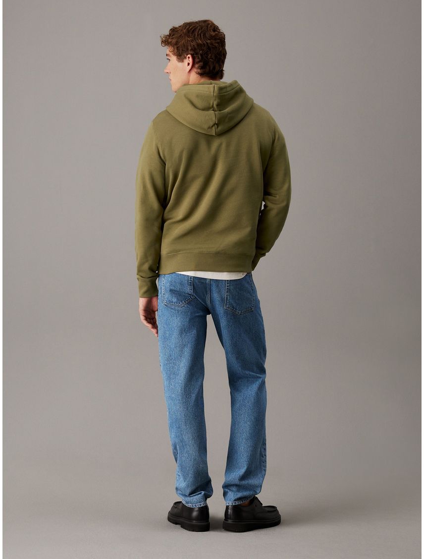 Buzo Verde De Gorro Con Monograma