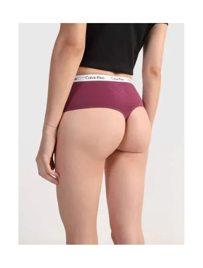 Tanga Morado De Cintura Alta - Carrusel