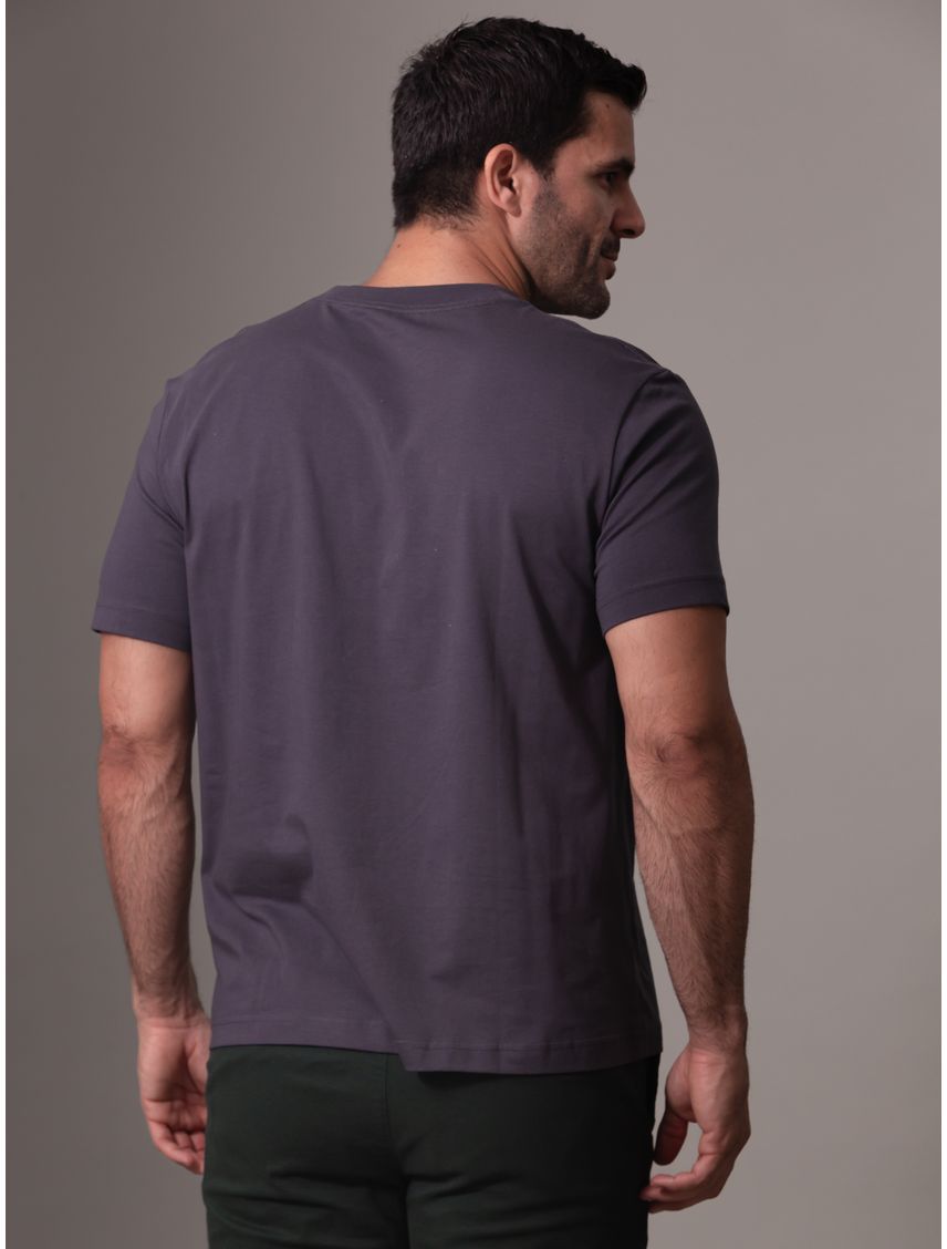 Camiseta negra con gráfico de sello NYC