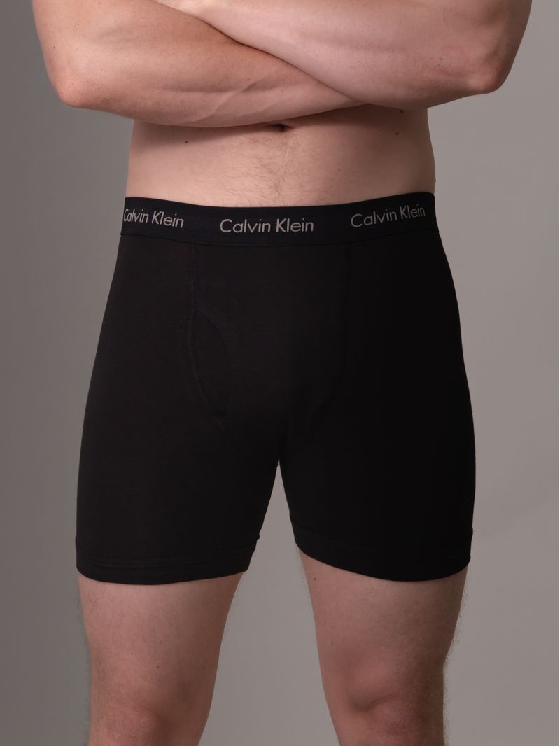 Cotton Stretch Calvin Klein Boxer Sets Pack Negro De Boxer Brief