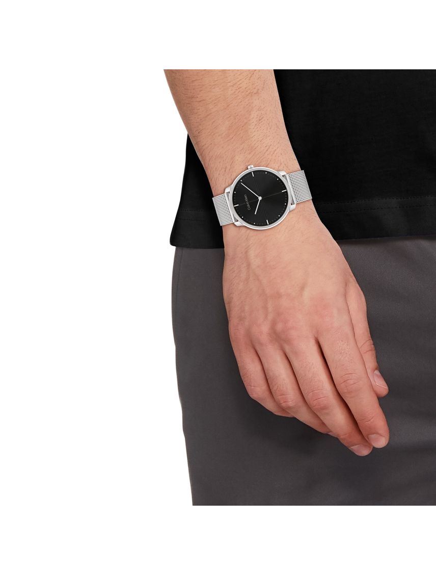 Reloj Plateado Para Hombre Expression