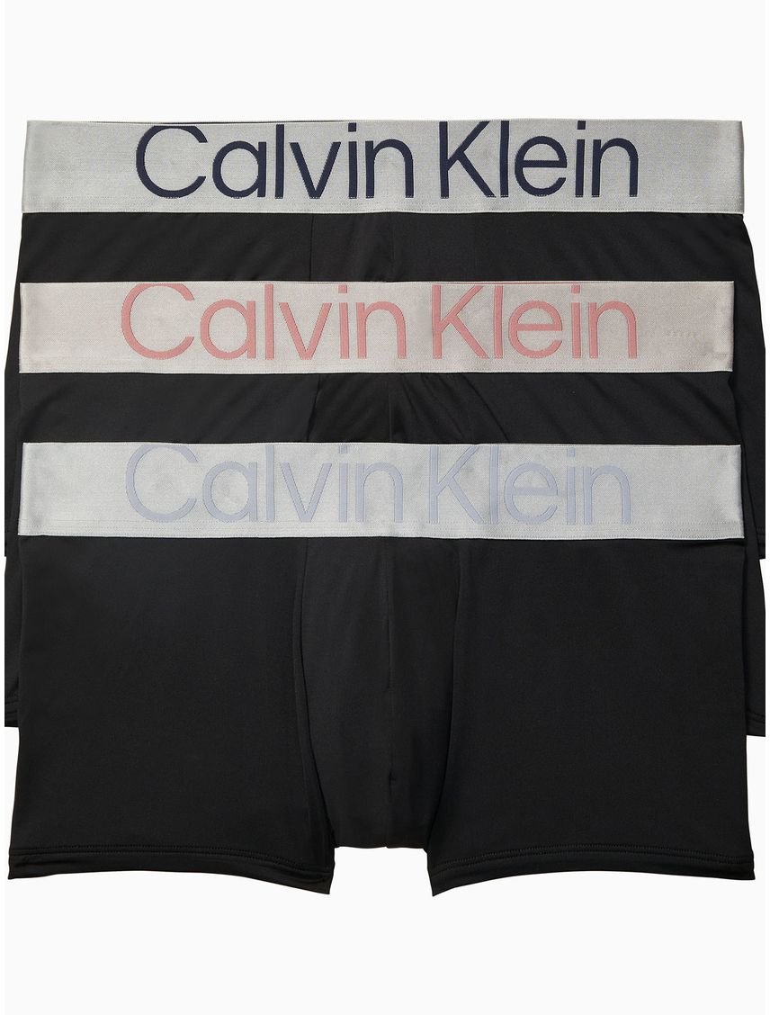 Pack De 3 Bóxeres Negros Steel Micro Para Hombre