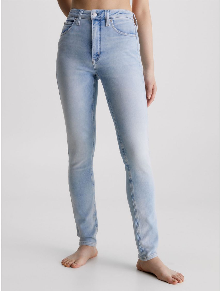 Jeans Azul High Rise Skinny para Mujer