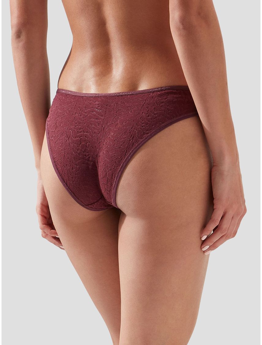 Pantie Bikini vino tinto de encaje - intrinsic
