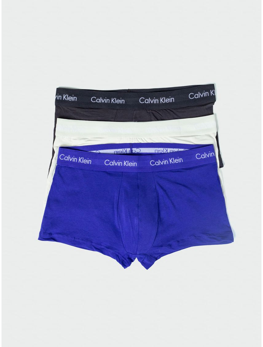 3 Pack De Boxer Low Rise Trunk En Algodón