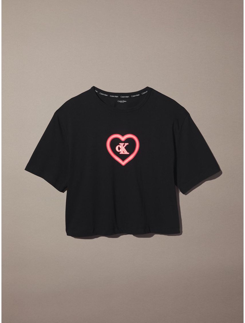 Camiseta Negra De Pijama Para Mujer