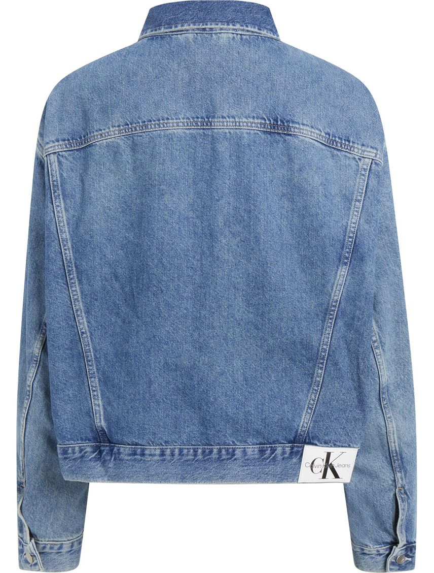 Chaqueta azul denim boxy