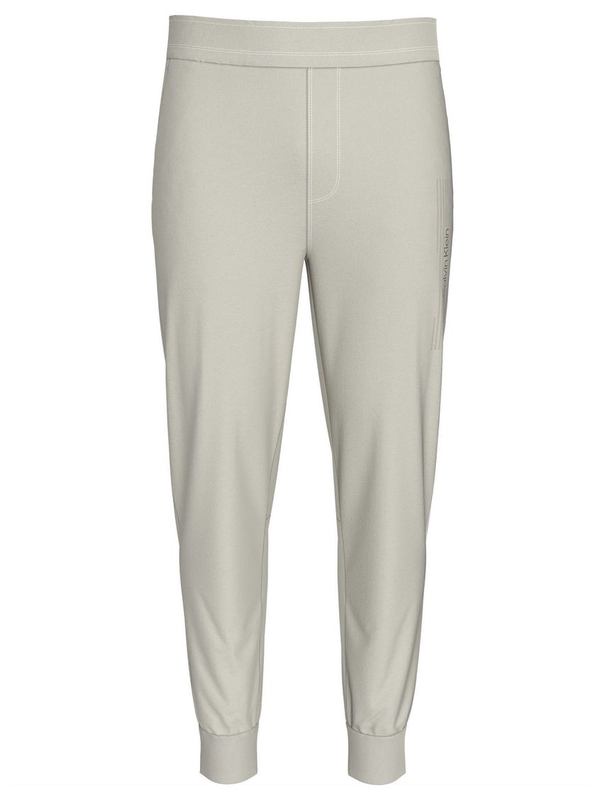 Jogger Beige Con Logo Para Hombre