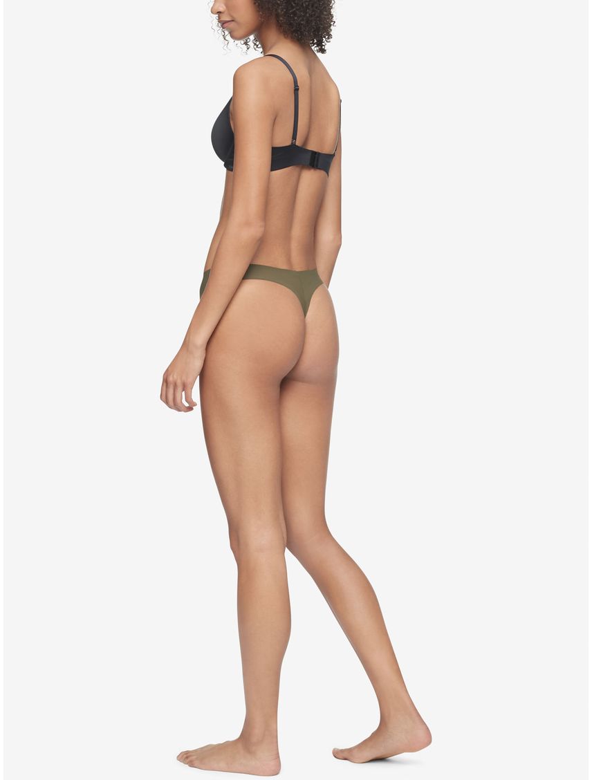 Panties Verde Microfibra Tanga Mujer Calvin K Klein