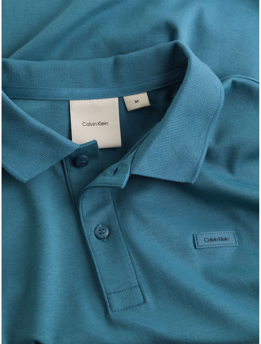 Polo Verde slim de algodón