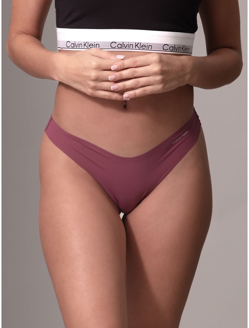 Pantie Tipo Tanga Rosada - Invisible Micro