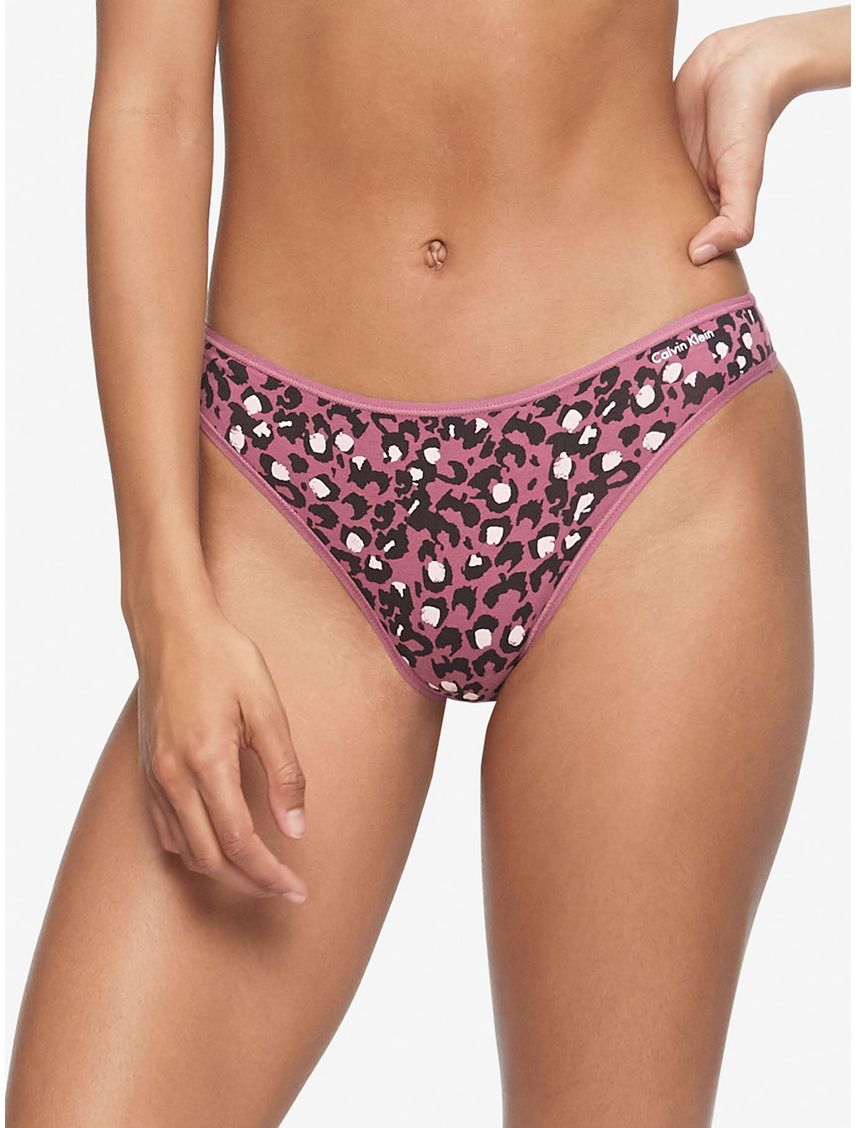 Pantie Rosado Tipo Tanga En Algodón Para Mujer