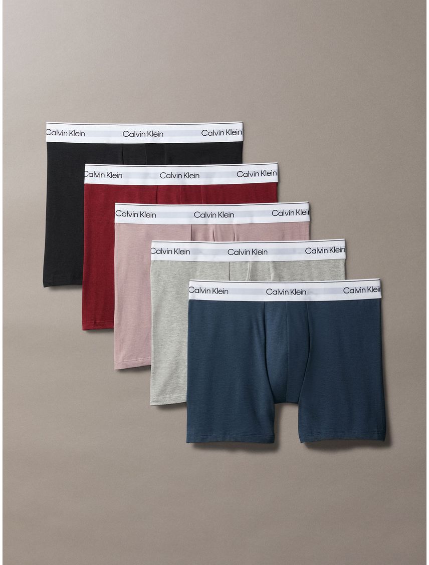 Pack multicolor de 5 boxer brief - modern cotton holiday