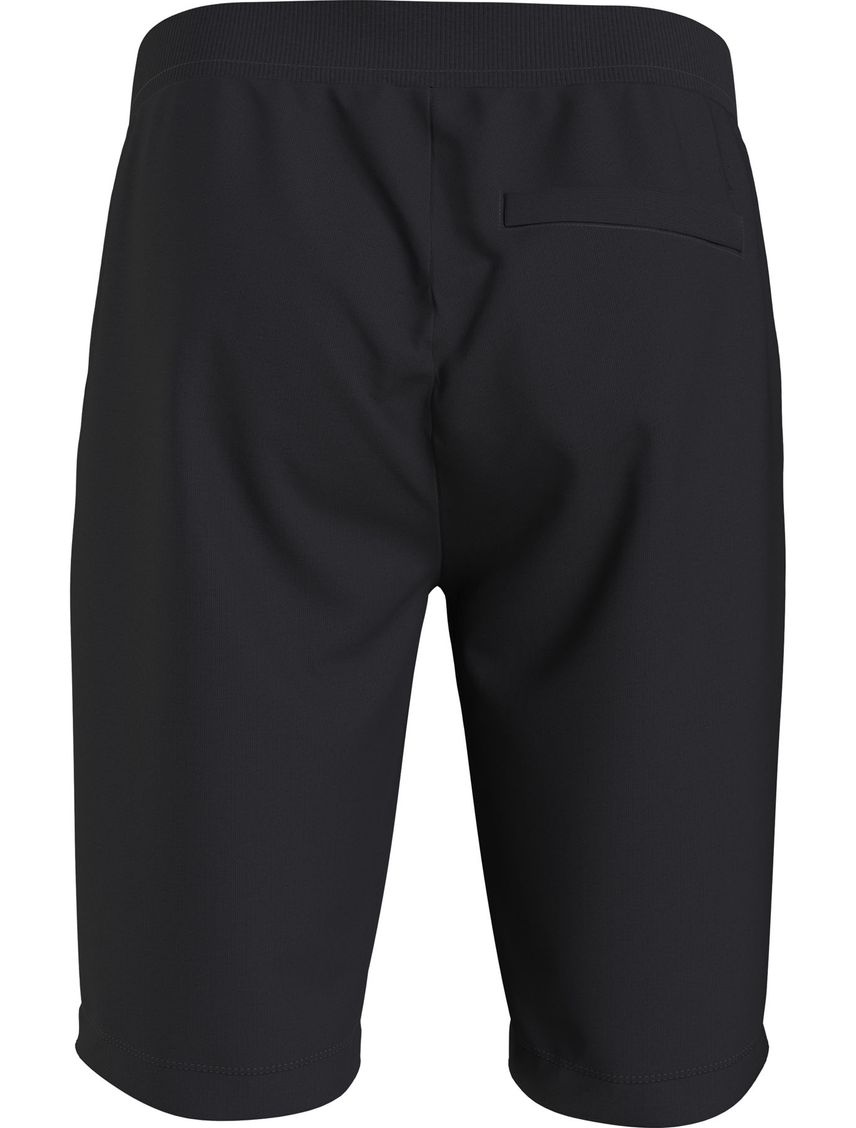 Bermuda Negra Corta Informal Para Hombre