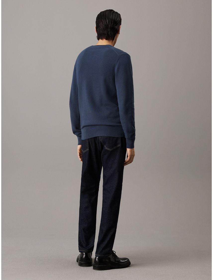 Saco negro tejido structure micro pique