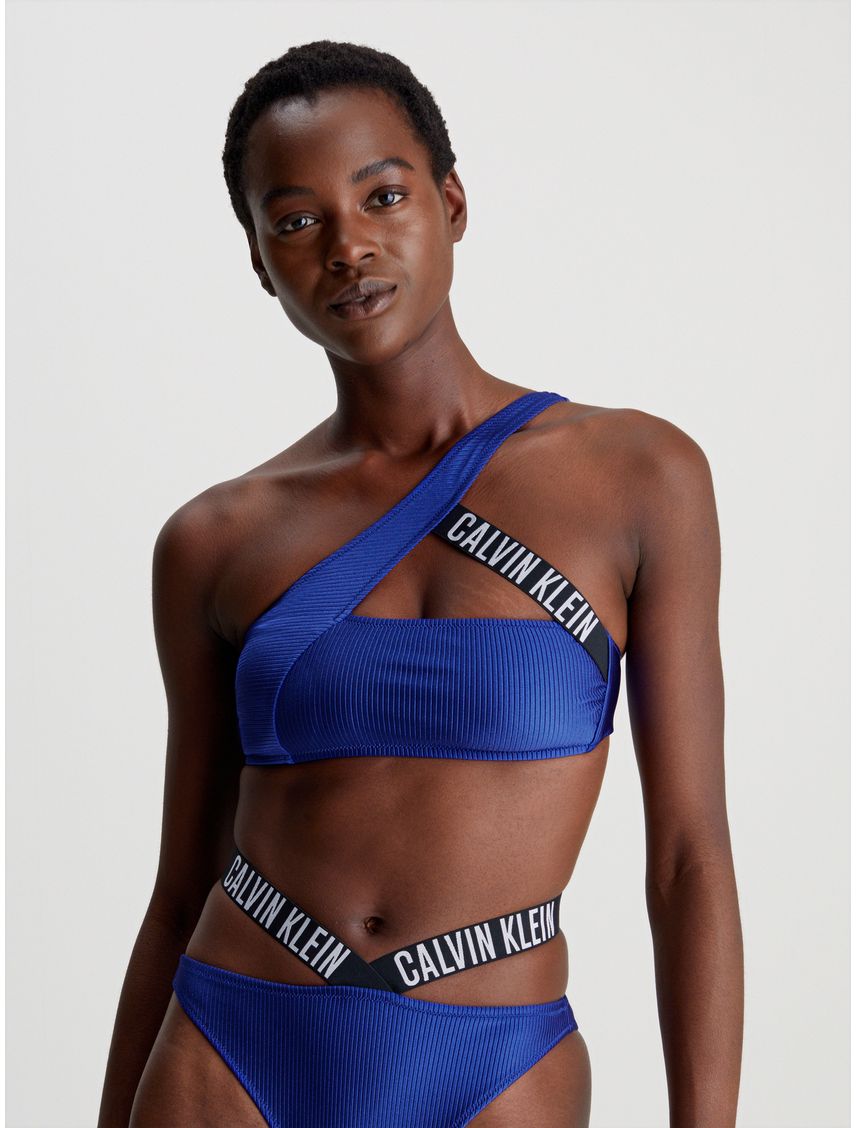 Top de Baño Azul asimétrico - Intense Power