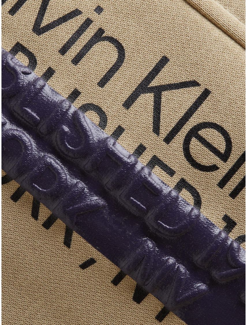 Joggers Beige Con Logo