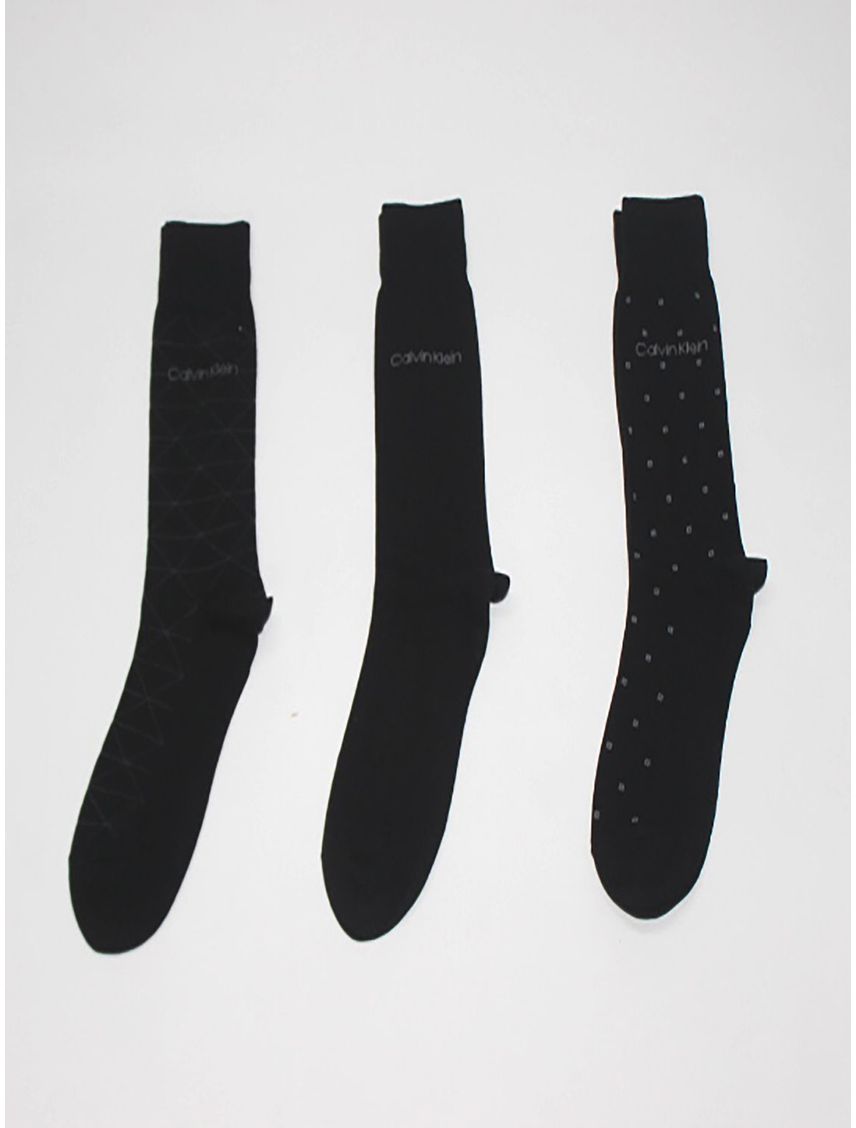 Pack negro de 3 medias de vestir