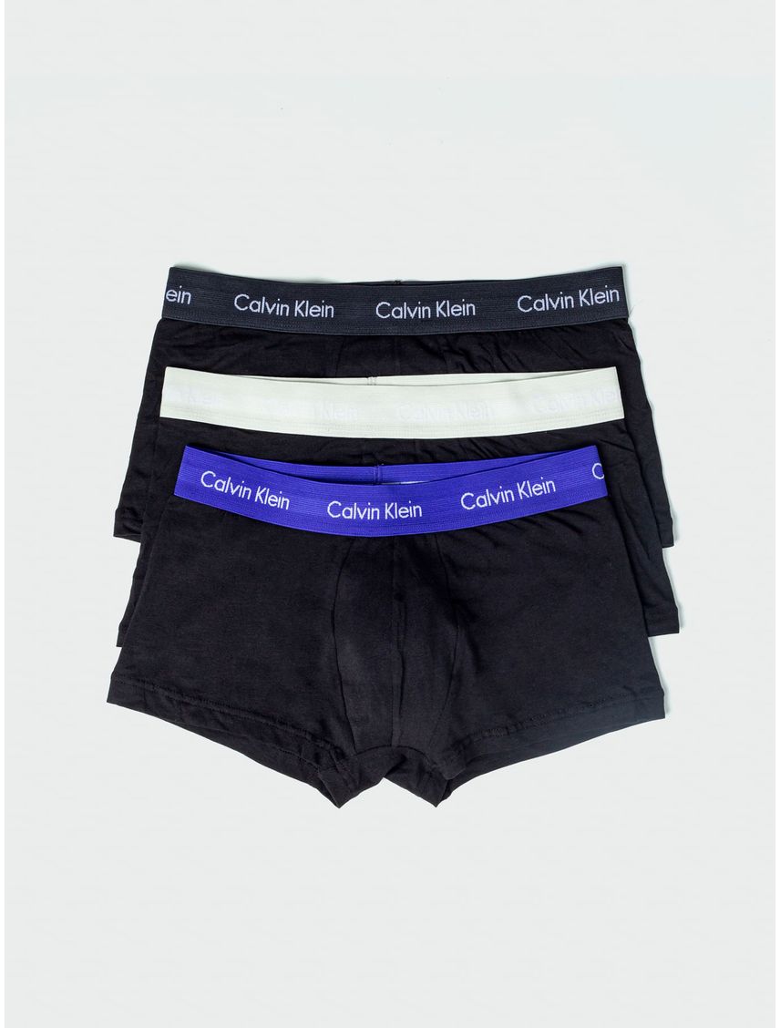 Pack De 3 Boxers Negro De Tallecintura Low Rise Trunk