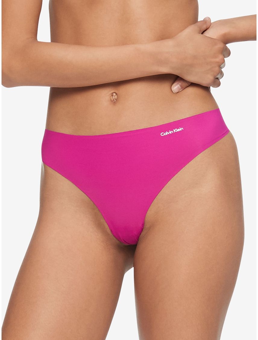 Pantie Rosada Tipo Tanga En Microfibra Invisible