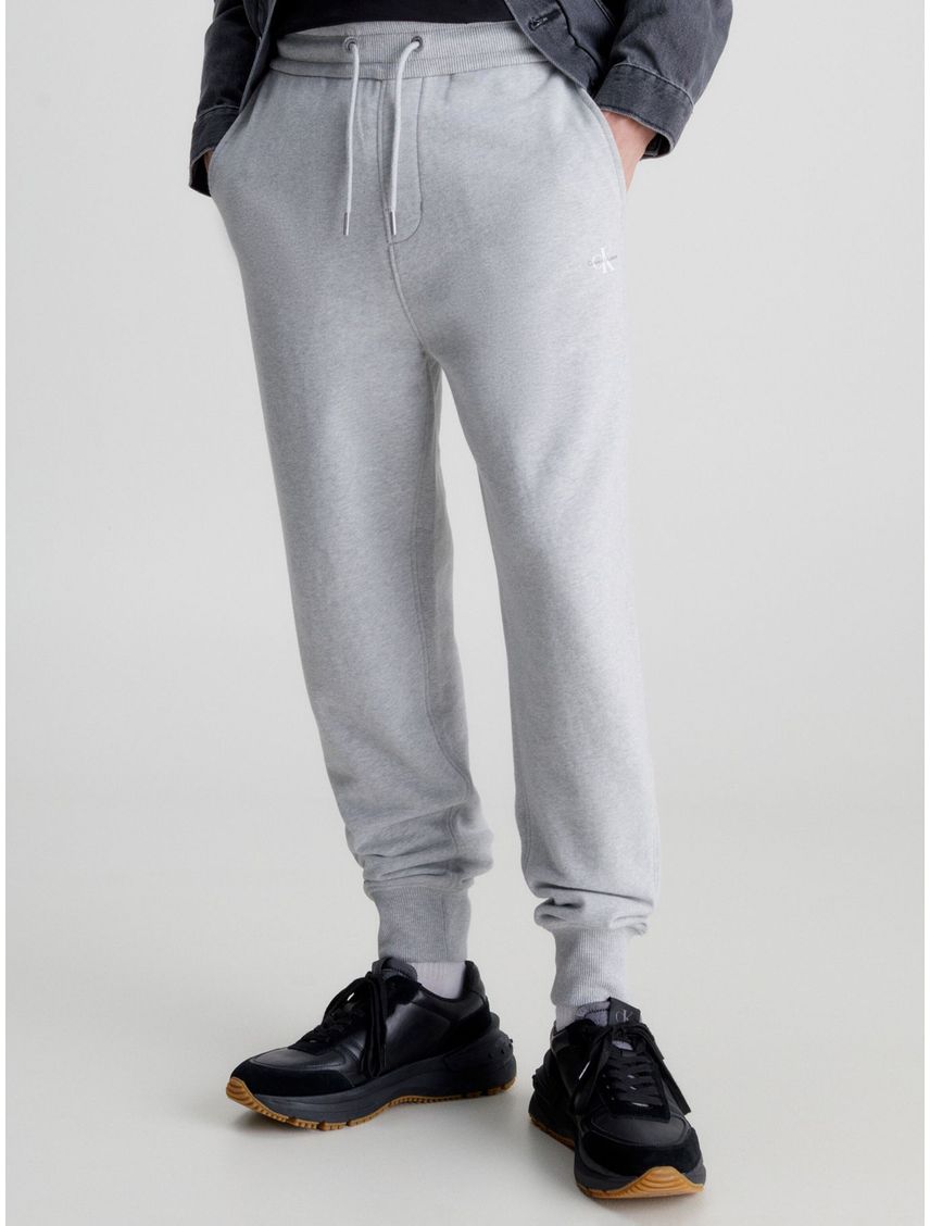 Joggers Gris Con Monograma Para Hombre