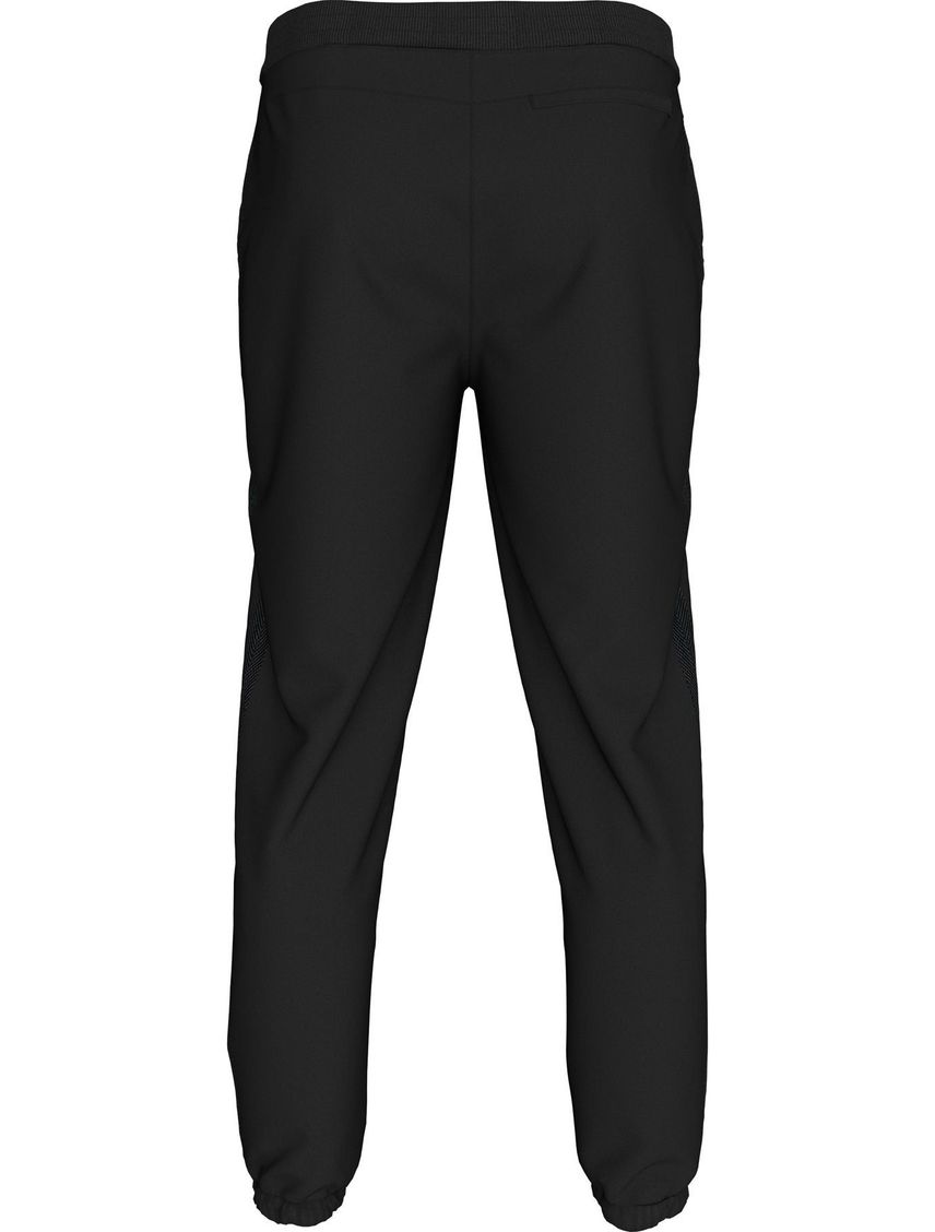 Jogger Negro Tipo Deportivo Con Logo Y Cinta