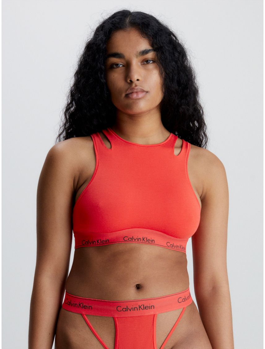 Top Rojo - Ck Deconstructed Para Mujer