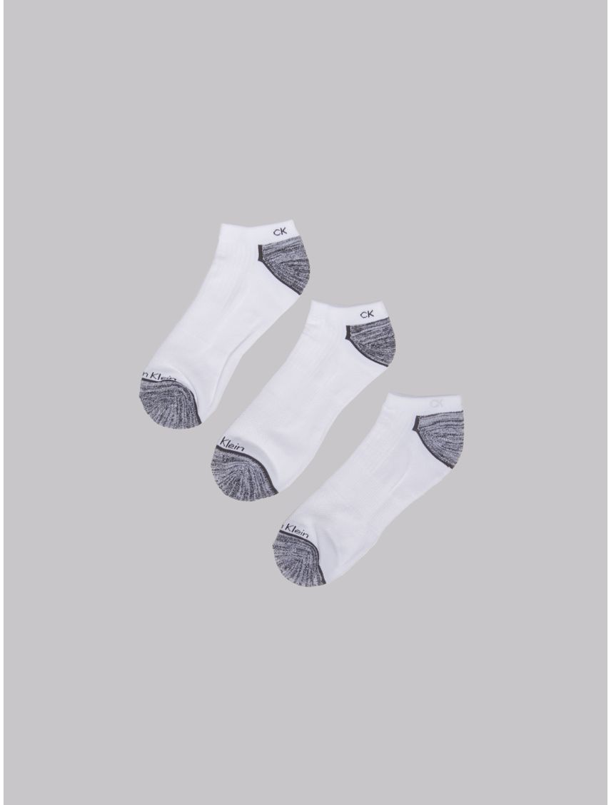 Pack blanco de 3 medias de microfibra