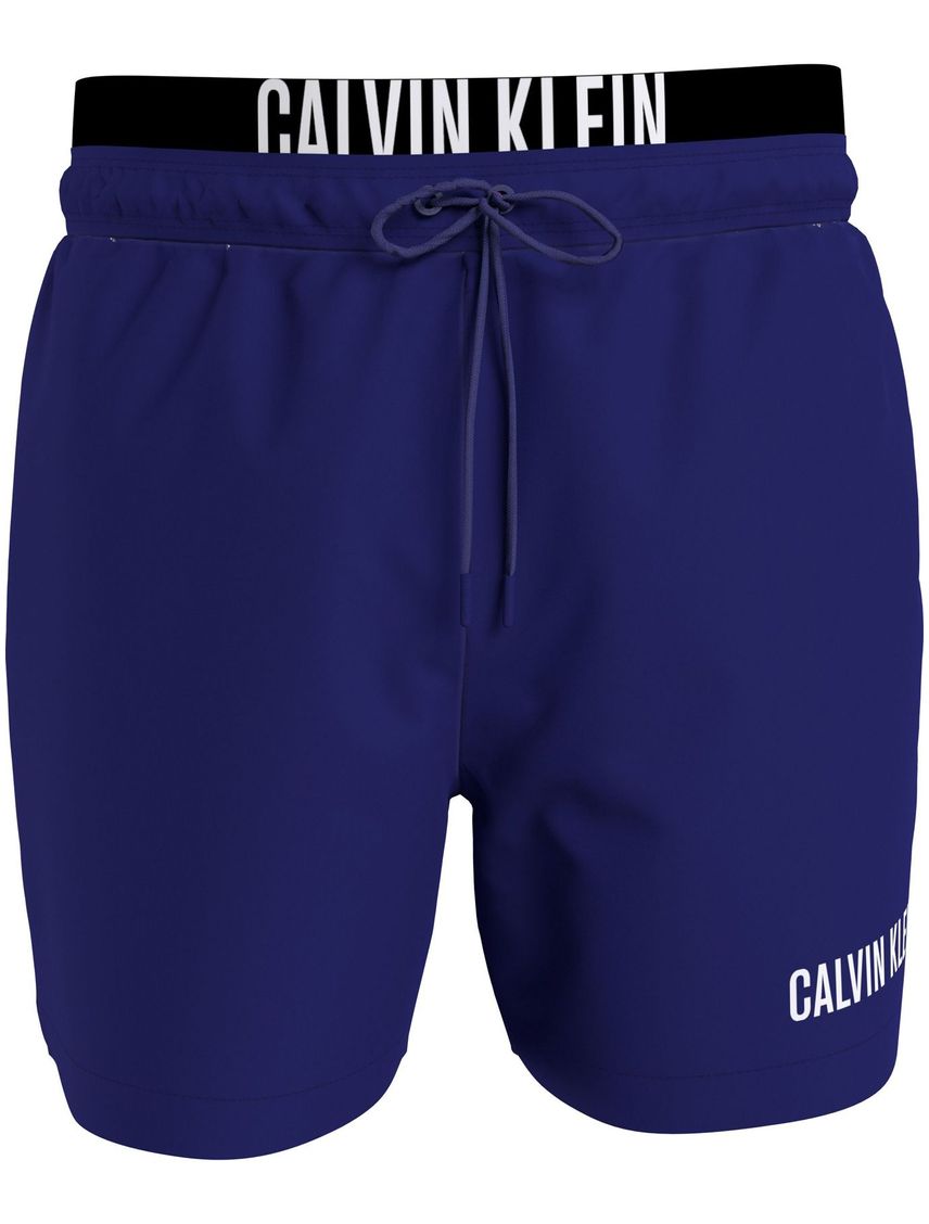 Bermuda De Baño Morada Con Cinturilla Doble - Intense Power