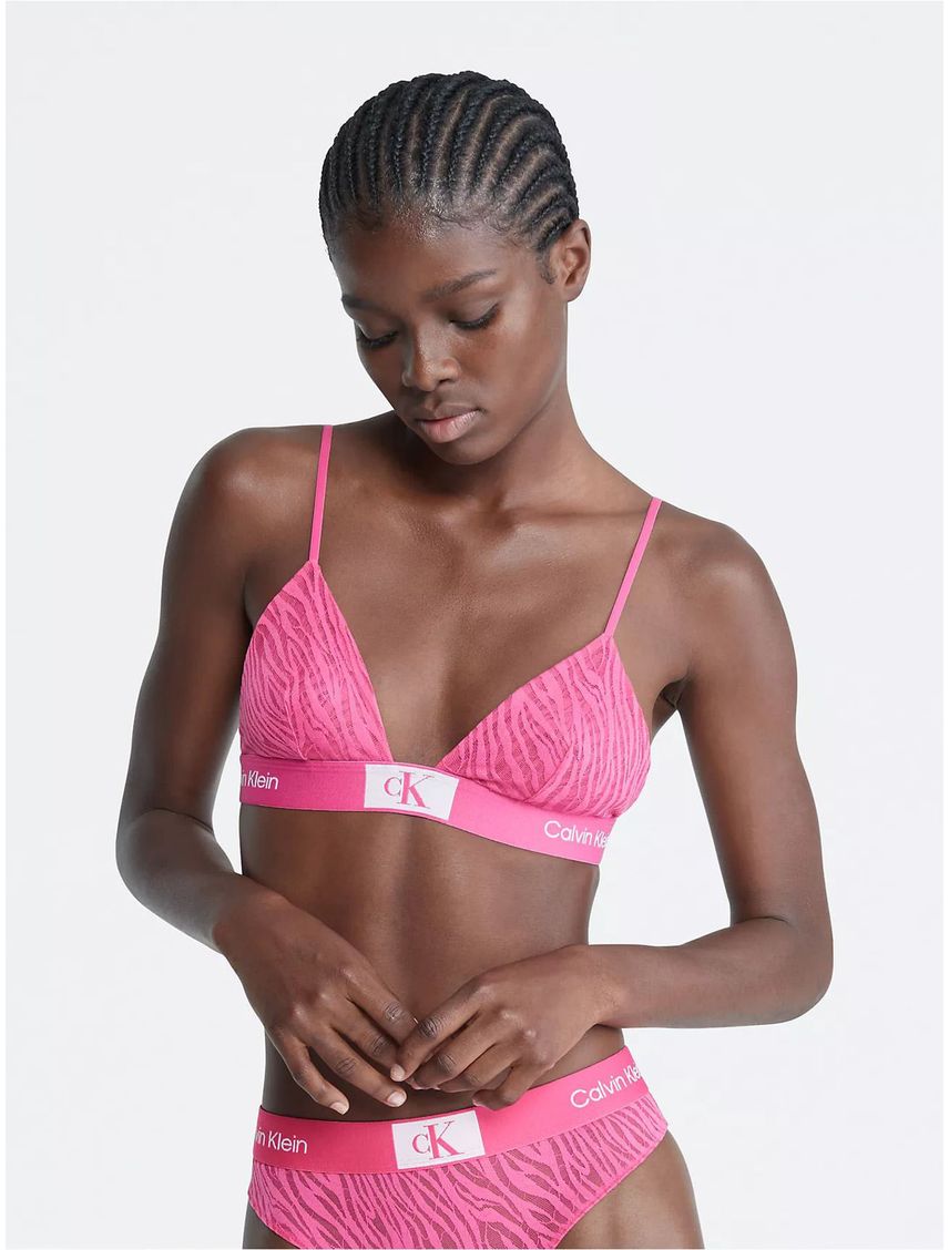 Bralette Rosado Triangular  - Ck 1996 Para Mujer