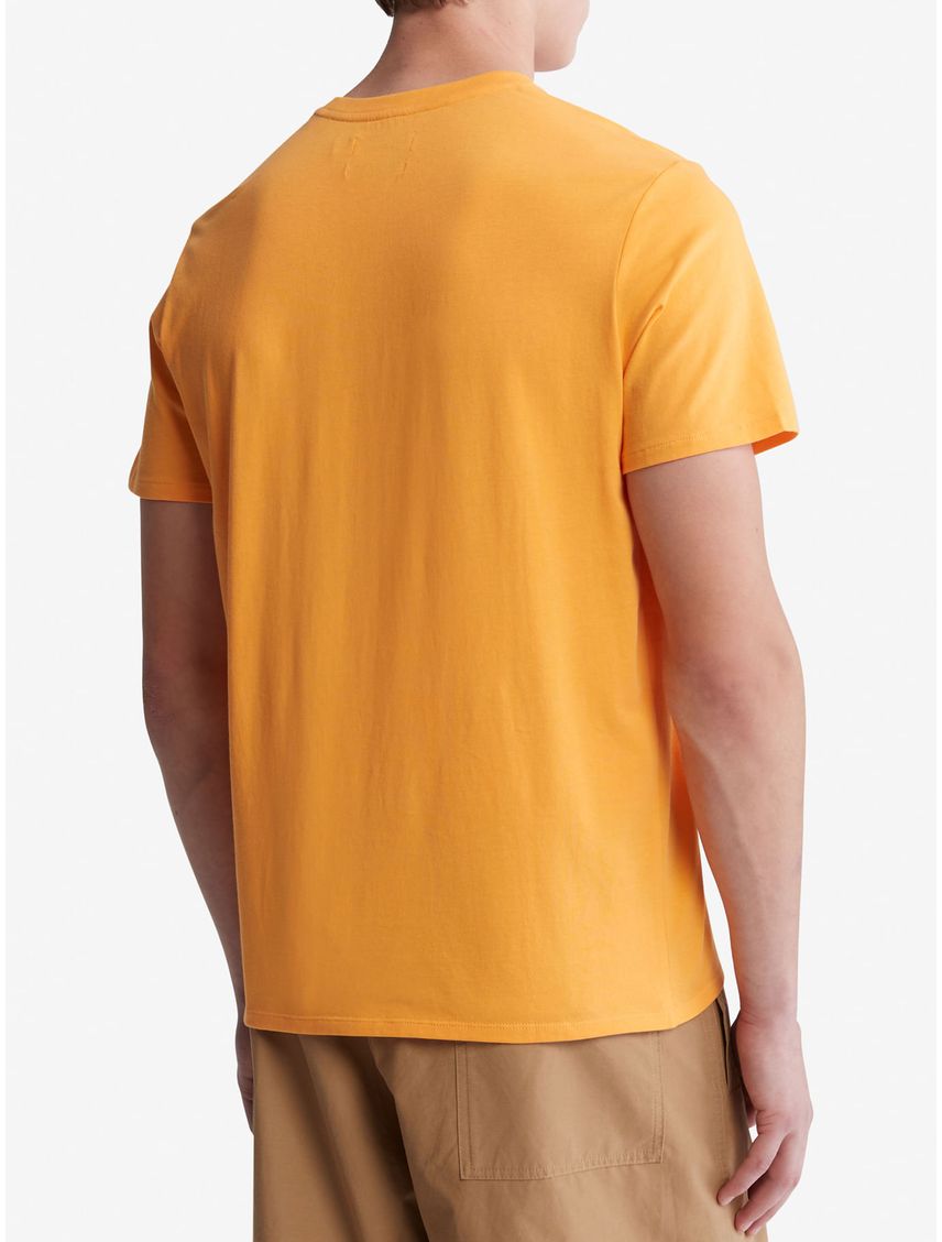 Camiseta Naranja Con Logo