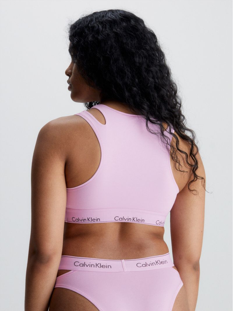 Top Rosado Ck Deconstructed Para Mujer - Main Image