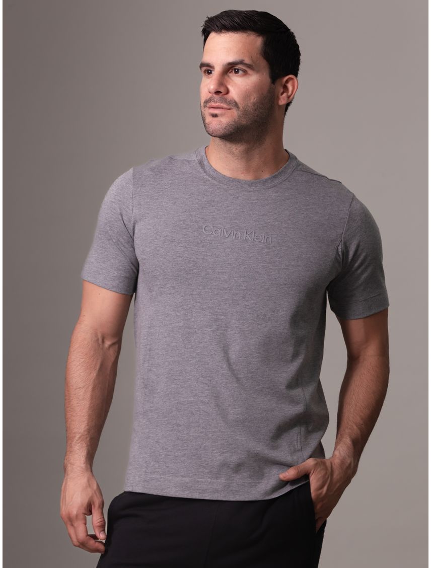 Camiseta gris manga corta