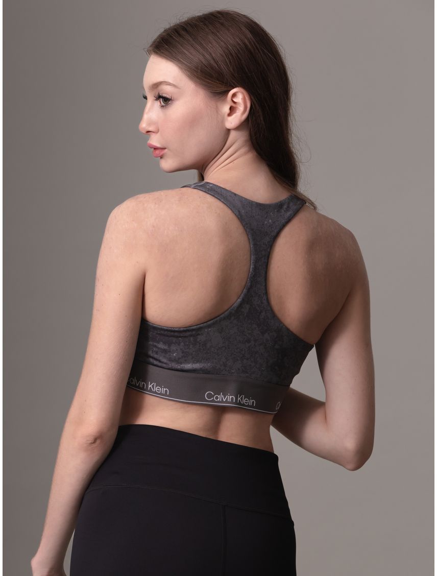 Top Gris De Soporte Medio Para Mujer