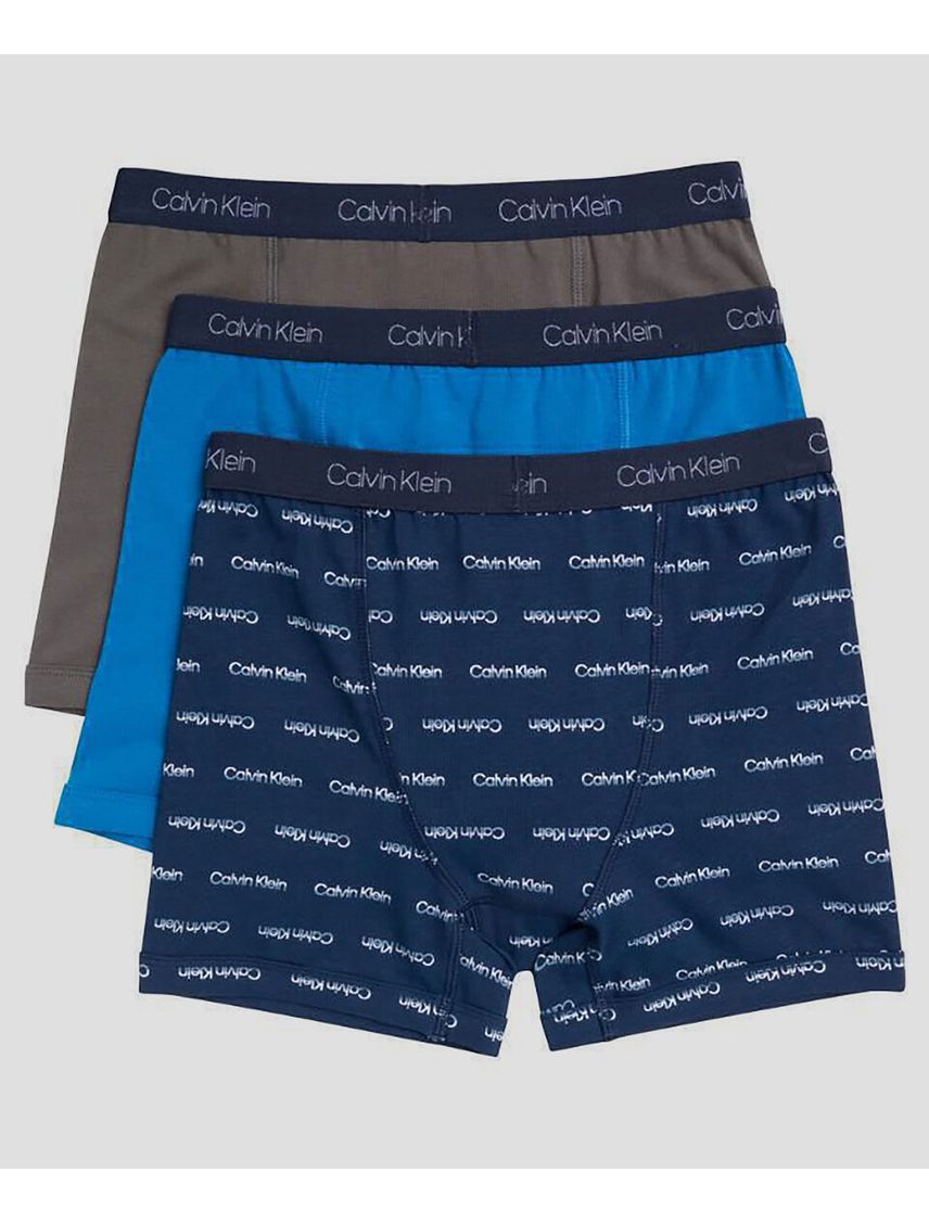Pack Azul de 3 Bóxers Brief para Niño