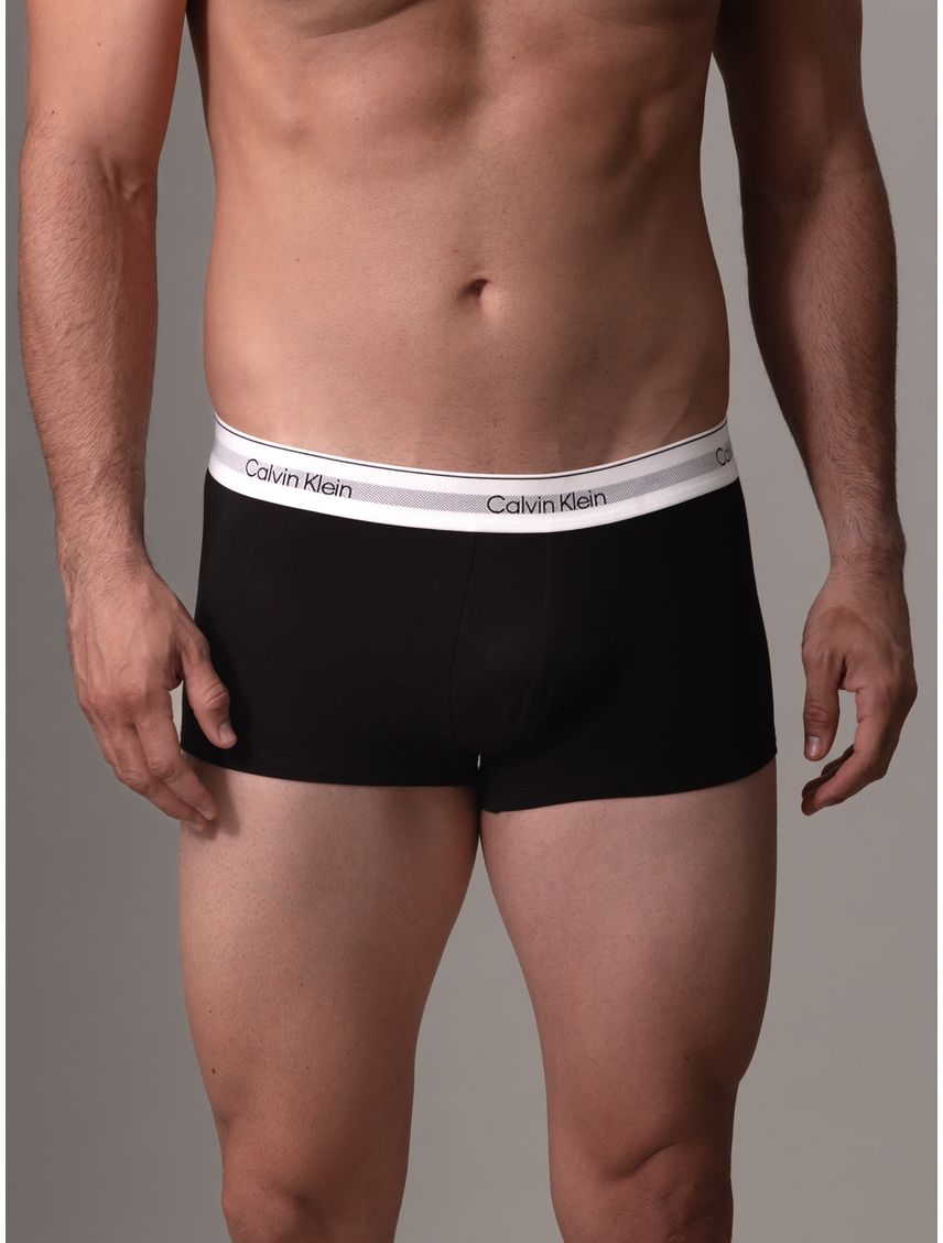 Pack negro de 3 boxer low rise trunks - modern air