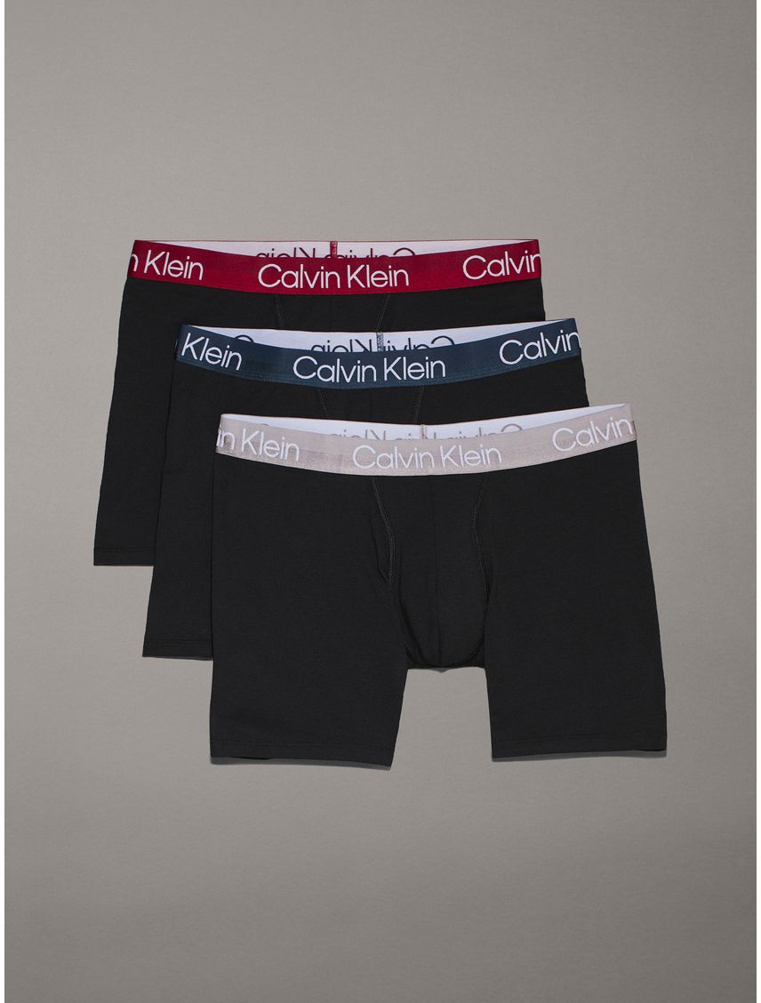 Paquete negro de 3 bóxer - modern structure
