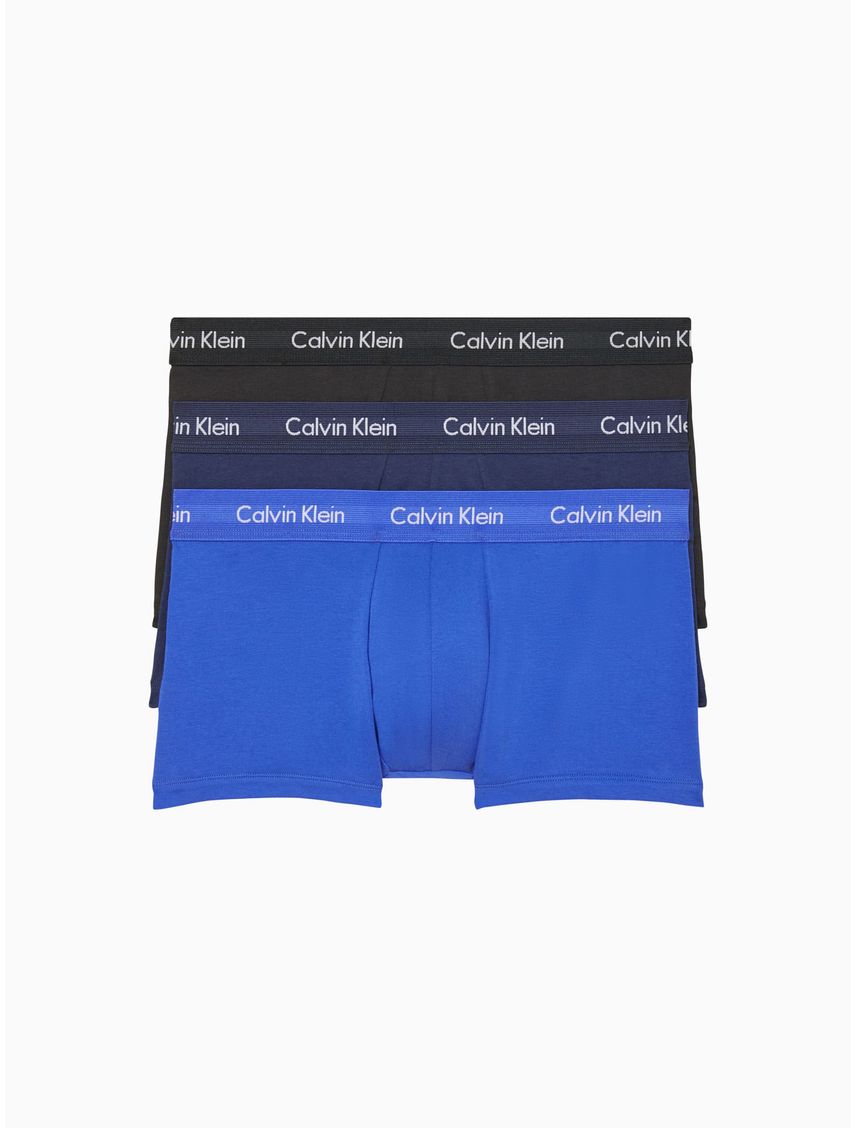 3 Pack de Bóxer En Algodón Low Rise Trunk Para Hombre